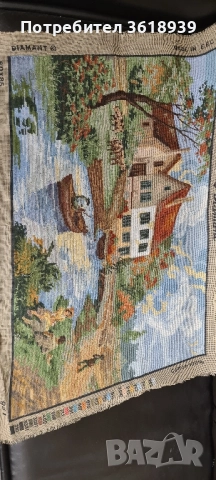 гоблен пейзаж 73/48, снимка 2 - Гоблени - 52107658