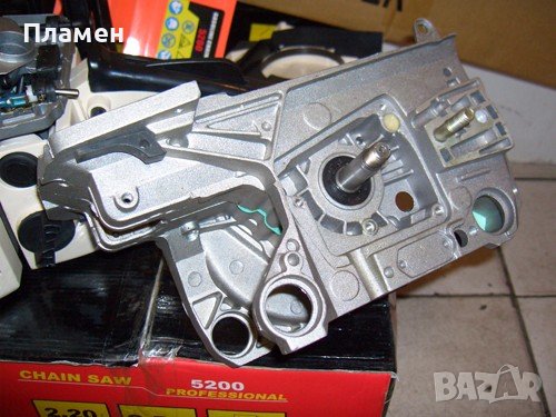 Бензинова моторна верижна резачка трион gasoline chain saw 5200, 2.2 kWНова ! , снимка 11 - Градинска техника - 39867491