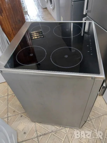 Иноксова свободно стояща печка с индукционни котлони Сименс Siemens с 2 години гаранция! , снимка 11 - Печки, фурни - 56230003