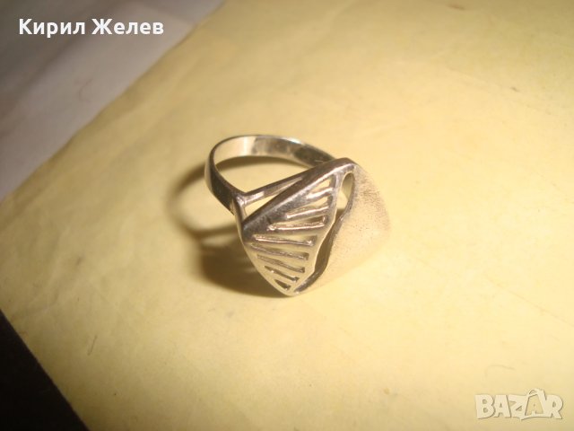 ВИНТИДЖ СРЕБЪРЕН АРТ ПРЪСТЕН СРЕБРО 925 АЖУРНА МАЙСТОРСКА ИЗРАБОТКА - АНГЛИЯ 25801, снимка 9 - Пръстени - 35759994