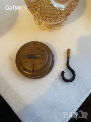 Стар Полилей, Абажур, Лампа от масивно дърво и ковано желязо, снимка 5 - Полилеи - 50235740