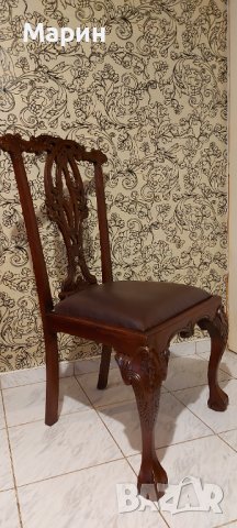 Стар стол, снимка 5 - Антикварни и старинни предмети - 40725702