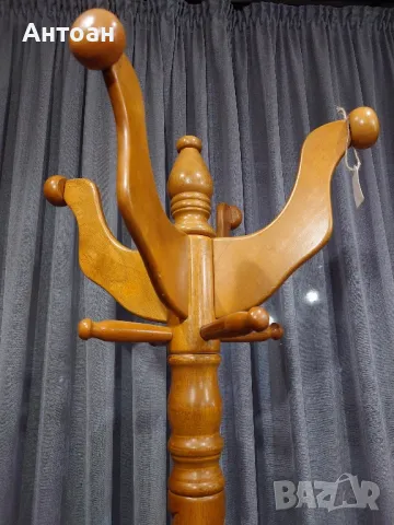 закачалка за дрехи - Бук масив , снимка 4 - Закачалки - 48552715