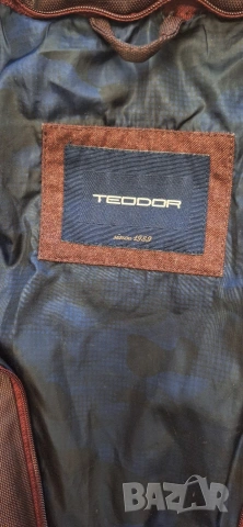 Мъжка шуба,яке с подплата,цвят бордо,Теодор,ХЛ, снимка 5 - Якета - 53653464