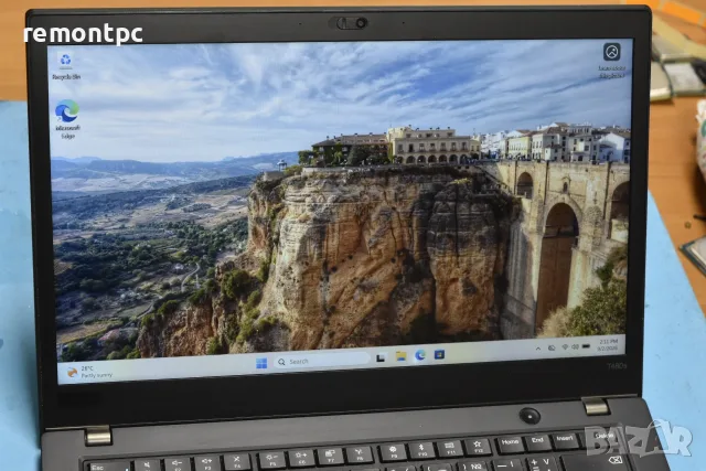 Lenovo Thinkpad T480S 16 GB DDR4 512 GB NVME Батерия и зарядно , снимка 3 - Лаптопи за работа - 55922766