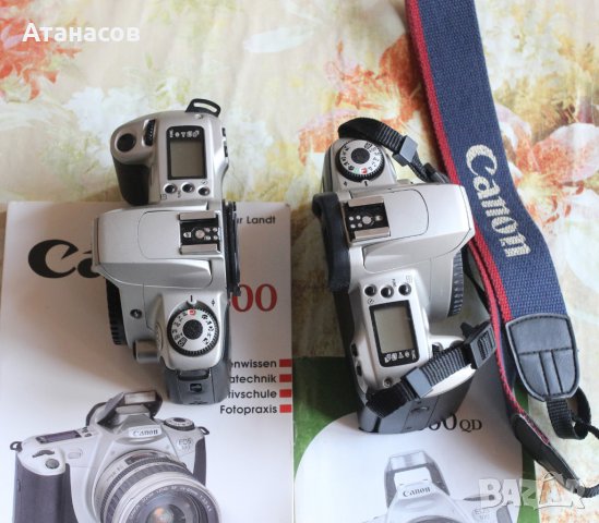 Canon EOS 300 лентов фотоапарат - два броя, снимка 7 - Фотоапарати - 39808681