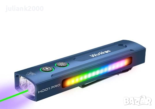 Акумулаторно тактическо фенерче Wurkkos HD01 PRO