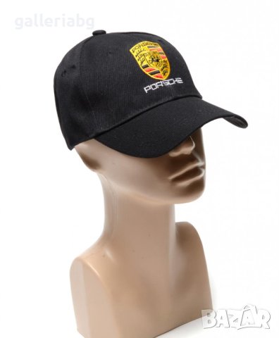 Автомобилна черна шапка - Порше (Porsche)