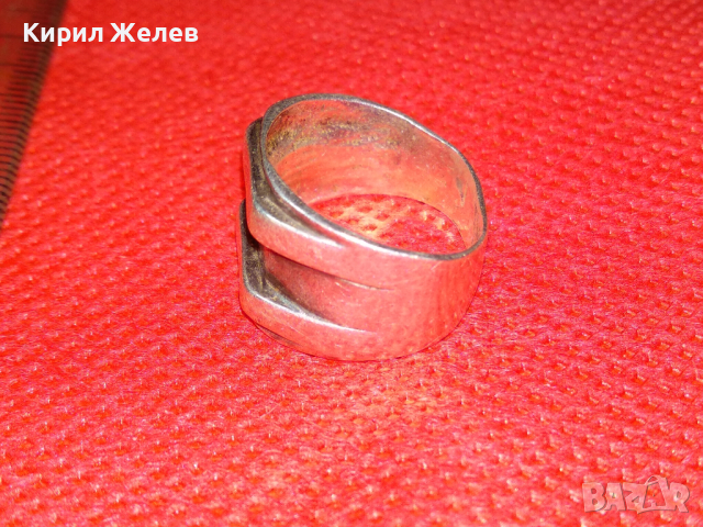 SEZGIN МАРКОВ СРЕБЪРЕН ПРЪСТЕН СЕЗГИН СРЕБРО с ПЕЧАТИ 925 и 900 ДИЗАЙНЕРСКА АРТ ИЗРАБОТКА 41945, снимка 11 - Пръстени - 44610406