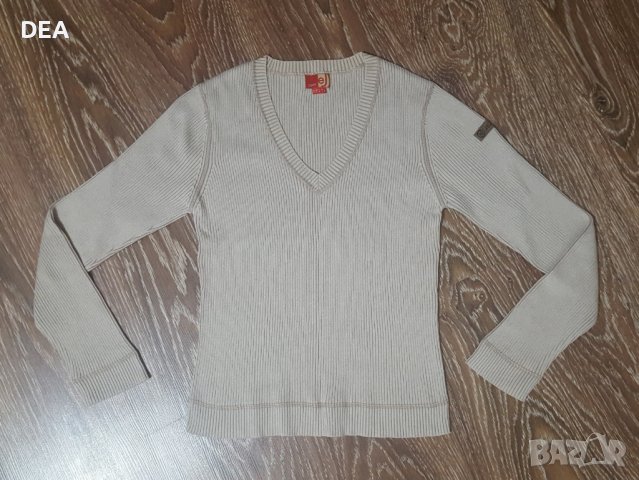 Дамска кафява блуза Esprit S/M-5лв. НАМАЛЕНИЕ, снимка 2 - Блузи с дълъг ръкав и пуловери - 39437850