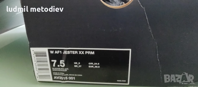 Дамски маратонки Nike AIR FORCE 1 .номер 38.5, снимка 6 - Маратонки - 53660087