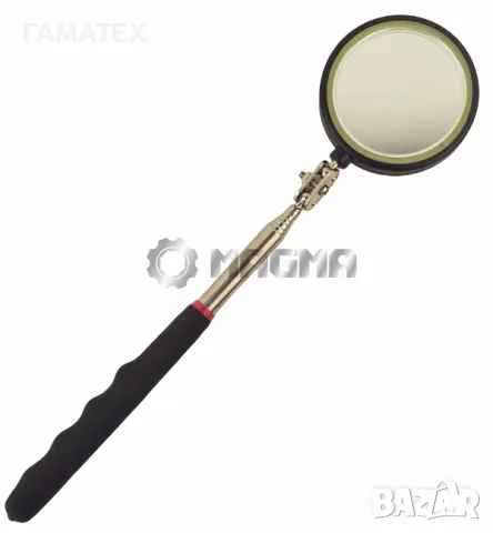 Ø65 мм Телескопично огледало за инспекция с LED, 51296