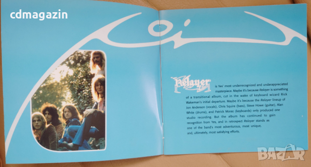 Компакт дискове CD Yes – Relayer, снимка 4 - CD дискове - 36373222