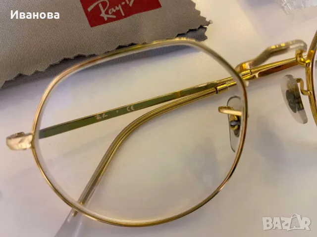 Ray-Ban™ Jack Златна рамка диоптрични очила Рей Бан, снимка 10 - Слънчеви и диоптрични очила - 47995009