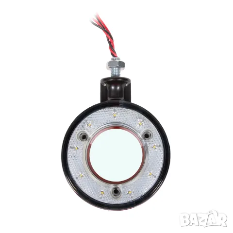 LED габарит за огледало 18 LED 12-24V червено-бял, снимка 3 - Аксесоари и консумативи - 55868887