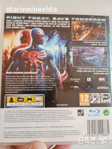 Spider man edge of Time ps3, снимка 3 - Колекции - 52405489