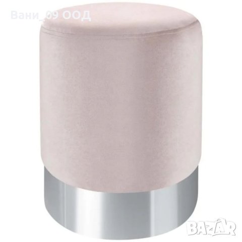 Табуретка от кадифе в 4 цвята