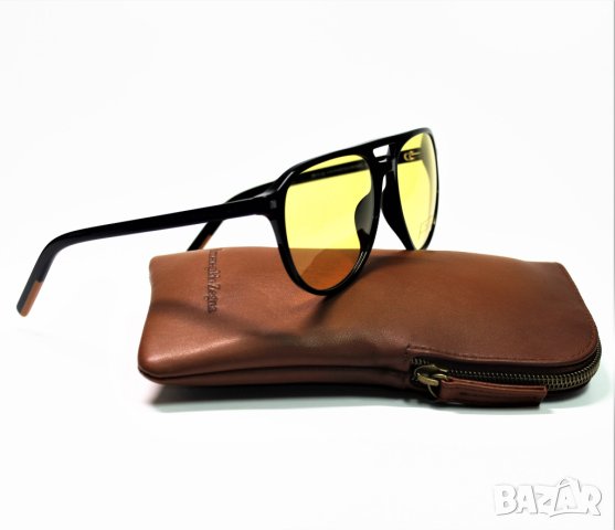 Оригинални мъжки слънчеви очила ZEGNA Aviator -30%, снимка 2 - Слънчеви и диоптрични очила - 41405255
