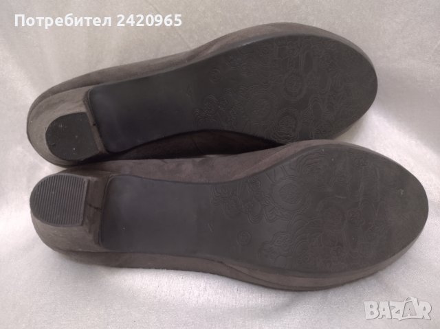 Нови Giuliana велурени обувки на ток , снимка 3 - Дамски обувки на ток - 41968077