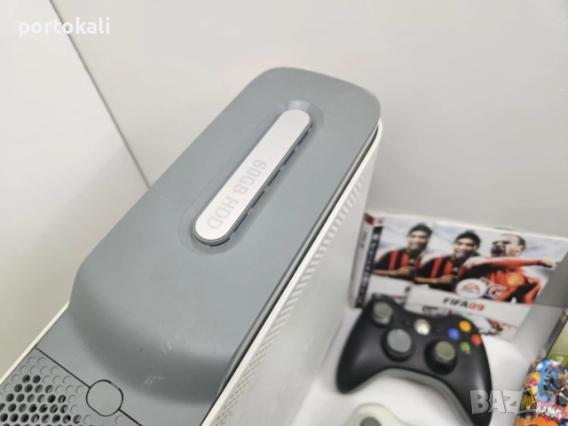 Xbox 360 конзола джойстици игри кабели, снимка 5 - Xbox конзоли - 52534426
