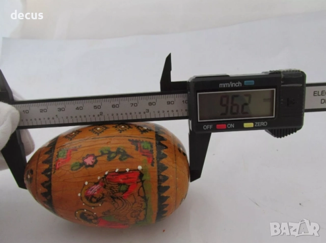 Старинно руско православно ръчно рисувано яйце М1, снимка 8 - Антикварни и старинни предмети - 51463679