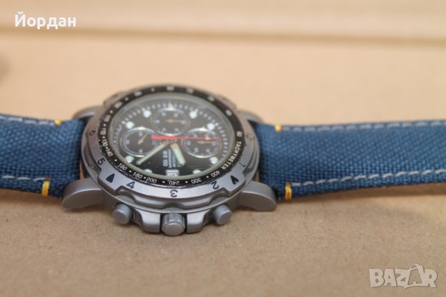 Японски часовник ''Citizen'' Хронограф титан, снимка 11 - Мъжки - 42100031