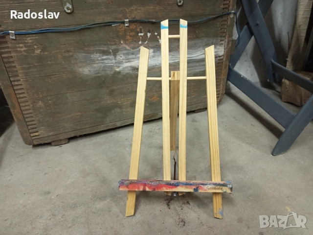 Статив за рисуване, дървен, височина 30 , 40 см, , снимка 2 - Други стоки за дома - 52805123