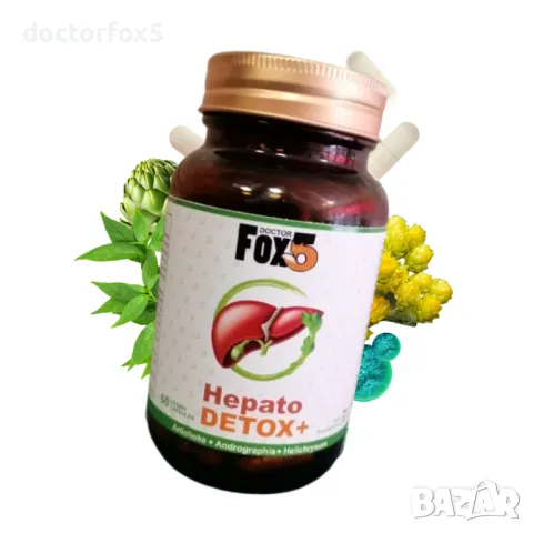 Hepato Detox+ от Doctor Fox5: Обнови и Защити Черния си Дроб! 