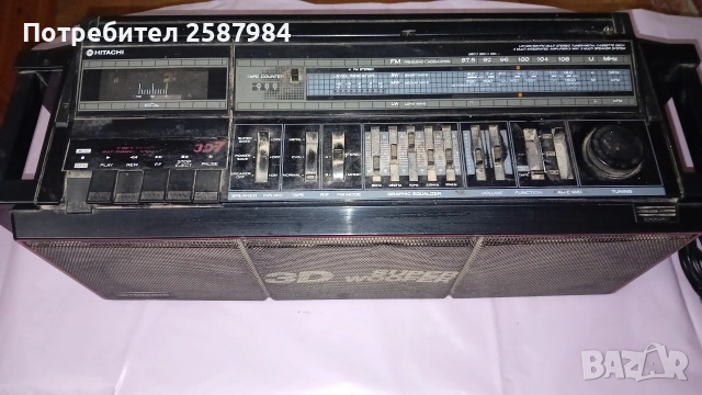 Касетофон Hitachi trk 7620e , снимка 4 - Радиокасетофони, транзистори - 53296733
