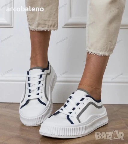 Дамски кецове на платформа Salis, 6цвята , снимка 5 - Кецове - 50969192