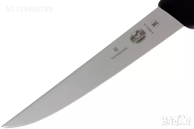 Нож за обезкостяване /месо/ Victorinox - Fibrox, 15 cm, черен 5.6003.15 , снимка 2 - Ножове - 40603310