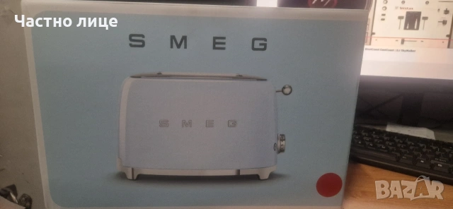 ретро Тостер smeg TSF01RDEU червен