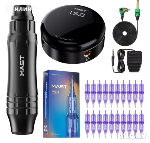 Професионална Mast машинка цял комплект за микропигментация,татооси 