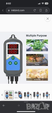 Контролер за температура / терморегулатор / ITC-306T/ двоен времеви цикъл / само отопление, снимка 2 - Разсади - 40704789