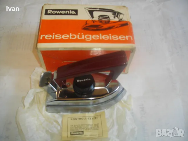 90-300W ROWENTA НОВА НЕМСКА МИНИ ТУРИСТИЧЕСКА ЕЛЕКТРИЧЕСКА ЮТИЯ РОВЕНТА ВИСОК КЛАС РЕТРО ВИНТИДЖ, снимка 2 - Ютии - 48329822