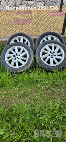 Лети джанти 5х100 15 със летни гуми , снимка 2 - Гуми и джанти - 53054355