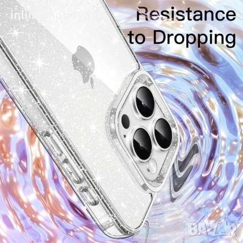 Блестящ Кейс Glitter Case за Apple iPhone 16 Pro / Max, снимка 2 - Калъфи, кейсове - 51152141