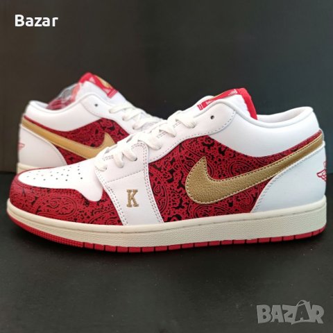 Nike Air Jordan 1 Low Spades Нови Мъжки Обувки Маратонки Размер 44 Номер Shoes