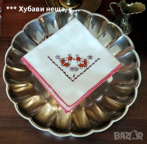 👌Красиви ръчно печатени кърпички -свадба-кръщне-празник-  💥 5 броя естествена коприна 💥, снимка 13 - Сватбени аксесоари - 22346987