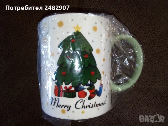 Коледна чаша за чай/капучино, снимка 4 - Чаши - 48267040