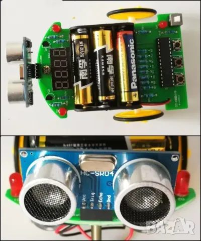 Комплект за сглобяване D2-4 Ranging Car за Arduino, снимка 5 - Друга електроника - 48046576