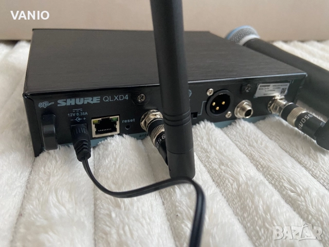 Shure QLXD24/B58 Digital Wireless Handheld Microphone System Made In Mexico, снимка 6 - Други - 52828208