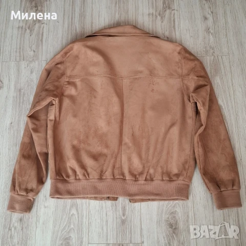 Мъжко кожено яке - XL, снимка 5 - Якета - 50791043