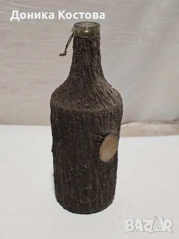 Бутилки с дървена кора, снимка 2 - Антикварни и старинни предмети - 49857493