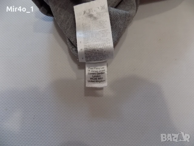 тениска fred perry риза блуза фанела потник яка худи оригинална мъжка L, снимка 6 - Тениски - 50852716