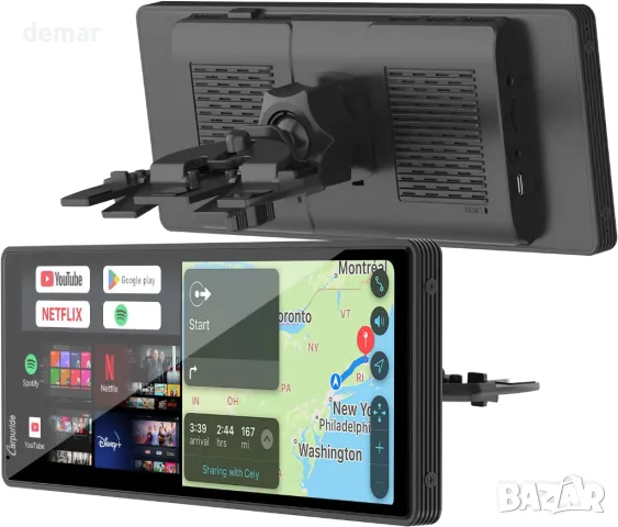 CARPURIDE W102plus, 10.26 инча безжичен CarPlay и Android Auto 4+64GB 8-ядрен