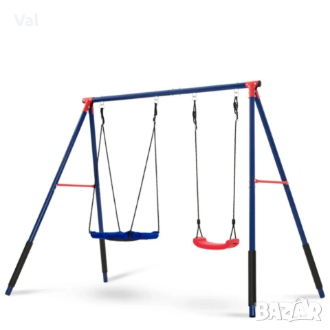 Комплект от 2 метални люлки FunZone - безкрайно забавление на двора