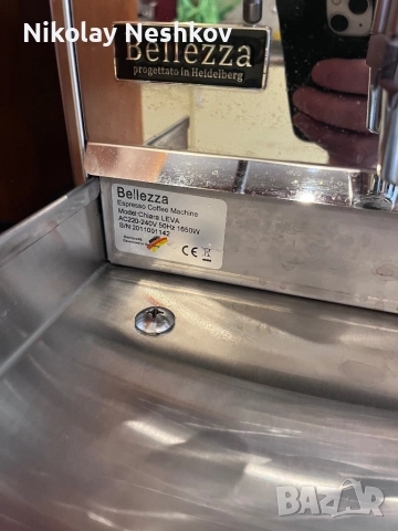 Кафе машина Bellezza Leva, снимка 5 - Кафемашини - 52967837