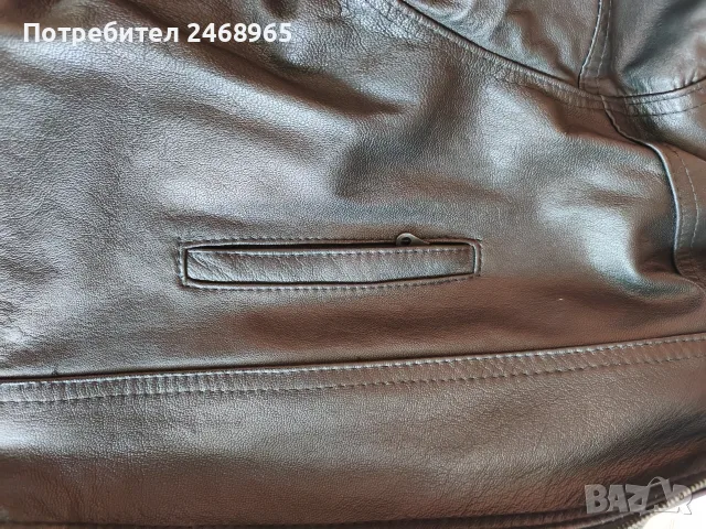 Шуба черна от естествена кожа, снимка 5 - Якета - 56179827