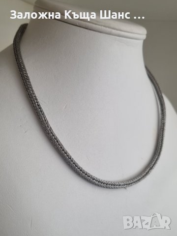 Сребърен синджир, колие 925 , снимка 4 - Колиета, медальони, синджири - 42013576